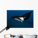 Giant Manta Ray Manta Wall Decal Design 4
