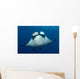 Manta Ray and Clarion Wall Decal Design 2