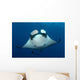 Manta Ray and Clarion Wall Decal Design 2