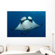 Manta Ray and Clarion Wall Decal Design 2