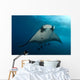 Manta Ray Manta Birostris Wall Decal Design 1