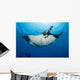 Giant Manta Ray Manta Wall Decal Design 3