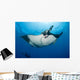 Giant Manta Ray Manta Wall Decal Design 3
