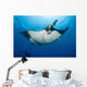 Giant Manta Ray Manta Wall Decal Design 3