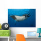 Giant Manta Ray Manta Wall Decal Design 2
