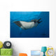 Giant Manta Ray Manta Wall Decal Design 2