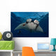 Giant Manta Ray Manta Wall Decal Design 1