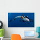 Manta Ray Scuba Diver Wall Decal