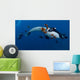 Manta Ray Scuba Diver Wall Decal