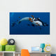Manta Ray Scuba Diver Wall Decal