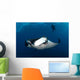 Giant Manta Ray and Wall Decal Design 1