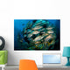 Schooling Porkfish White Margate Wall Decal Design 1