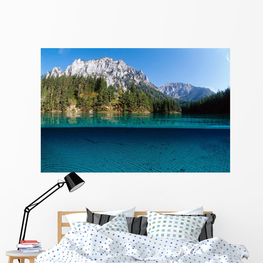 Tranquil Green Lake Tragoss Wall Decal