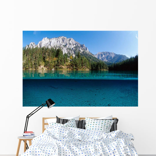 Tranquil Green Lake Tragoss Wall Decal