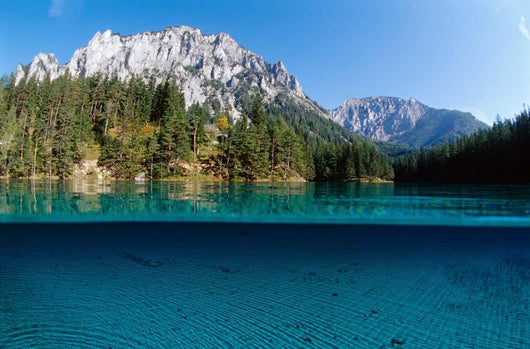 Tranquil Green Lake Tragoss Wall Decal
