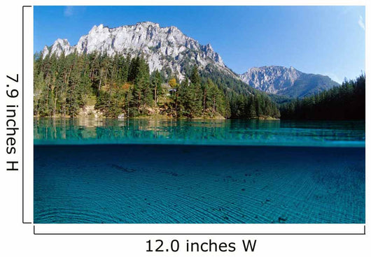 Tranquil Green Lake Tragoss Wall Decal