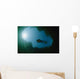 Diver Floating River Surface Wall Decal