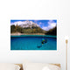 Diver Exploring Green Lake Wall Decal Design 2
