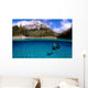 Diver Exploring Green Lake Wall Decal Design 2