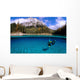 Diver Exploring Green Lake Wall Decal Design 2