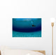Diver Exploring Green Lake Wall Decal Design 1