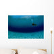 Diver Exploring Green Lake Wall Decal Design 1