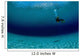 Diver Exploring Green Lake Wall Decal Design 1