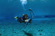 Scuba Diver Familiarizing Himself Wall Decal