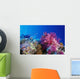 Colorful Soft Coral Reefscape Wall Decal Design 1