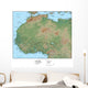 Map West Africa Wall Decal