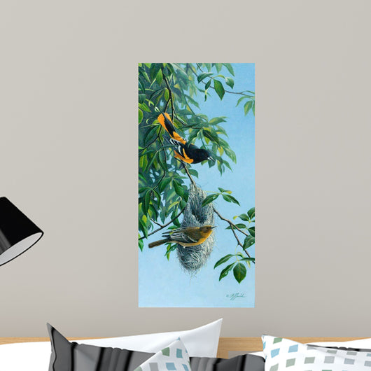 Nesting Orioles Wall Decal
