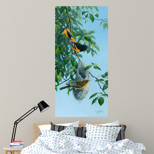 Nesting Orioles Wall Decal