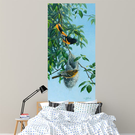 Nesting Orioles Wall Decal
