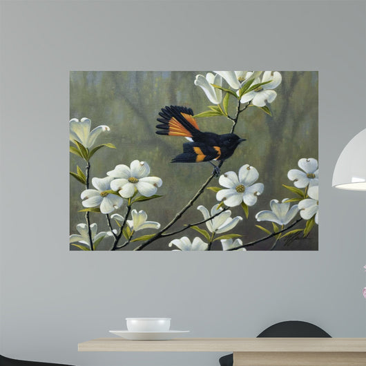 Redstart Dogwood Wall Decal