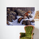 Mid Winter Pause Red Wall Decal