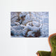 Snow Glow Field Sparrows Wall Decal