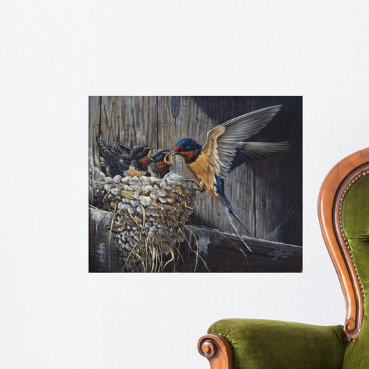 Country Living Barn Swallows Wall Decal