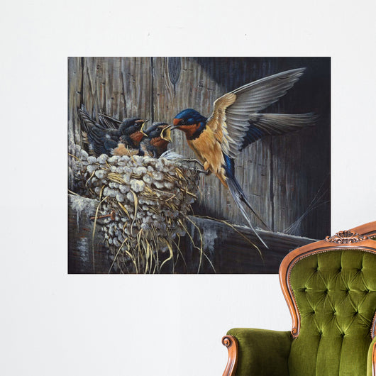 Country Living Barn Swallows Wall Decal