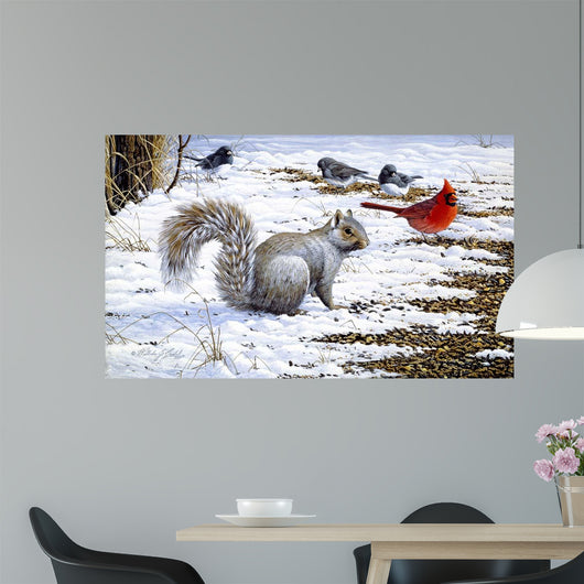 Under Feeder Wall Decal