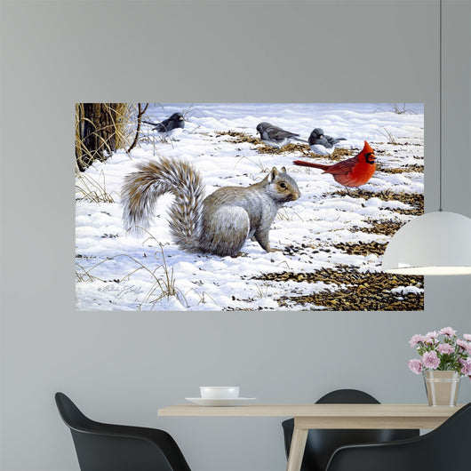 Under Feeder Wall Decal