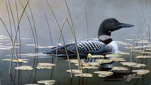 Loon Reeds Wall Decal