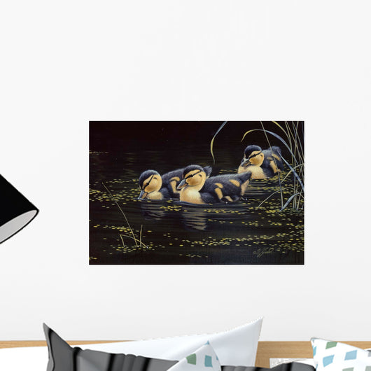 Mallard Ducklings Wall Decal