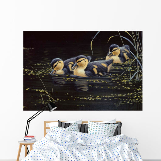 Mallard Ducklings Wall Decal