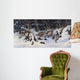 Winter Covey Quail Wall Decal