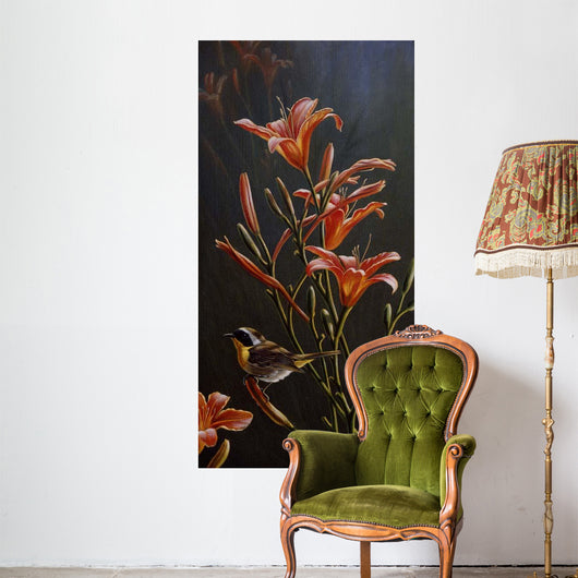 Yellowthroat Daylilies Wall Decal