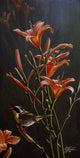 Yellowthroat Daylilies Wall Decal