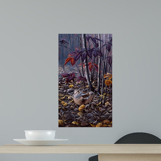 Autumn Colors- Woodcock Wall Decal
