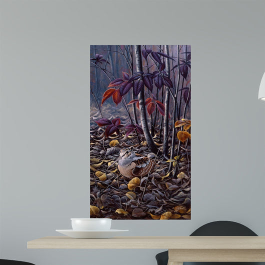 Autumn Colors- Woodcock Wall Decal