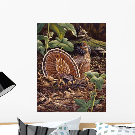 May Display Ruffed Grouse Wall Decal
