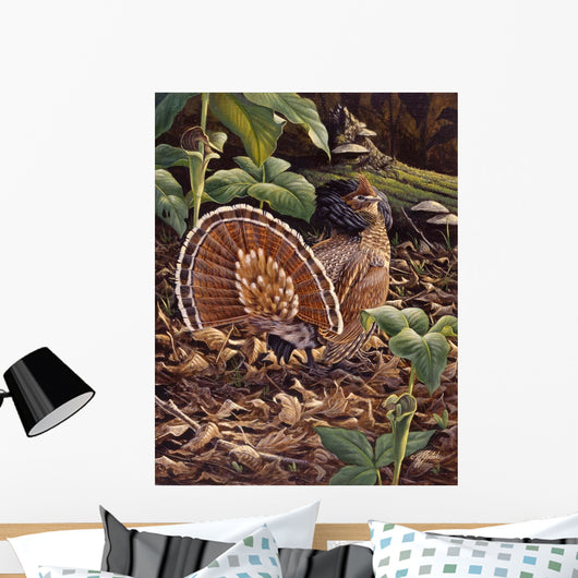 May Display Ruffed Grouse Wall Decal
